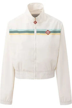 Casablanca Light Jackets, female, , Size: M Polyester Pullover in Weier Style