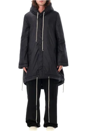 Rick Owens Winter Jackets, male, , Size: M Fishtail Parka Outerwear