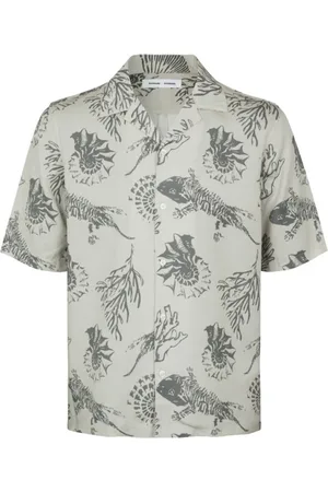 Samsøe Samsøe Short Sleeve Shirts, male, , Size: L Short Sleeve Shirt