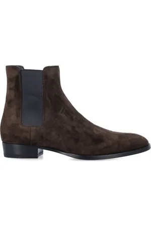 Saint Laurent Chelsea Boots, male, , Size: 10 US Wyatt Chelsea Boots