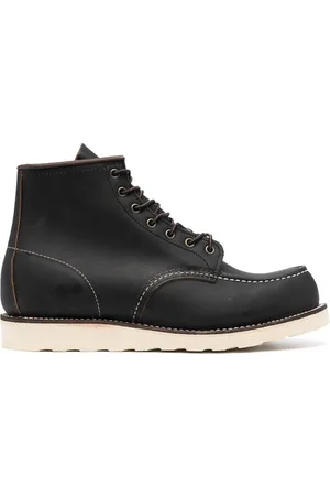 Red Wing Lace-up Boots, male, , Size: 9 US Leather Flat Shoes Lace-Up
