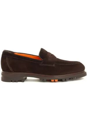 santoni Loafers, male, , Size: 9 US Casual-Chic Moccasin with Modern Details