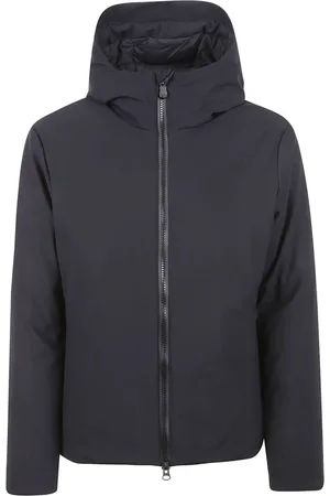 save the duck Wind Jackets, male, , Size: L Heavy Short Smooth Duck Coat