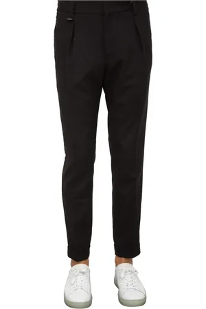 Paolo Pecora Slim-fit Trousers, male, , Size: L Fabric Pants Stylish Model