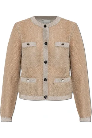 Tory Burch Cardigans, female, , Size: M Button-up Cardigan