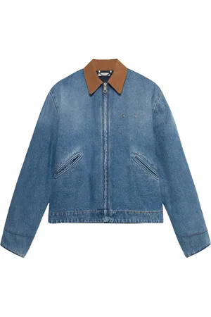 1989 STUDIO Denim Jackets, male, , Size: L Denim Jacket with Modern Style