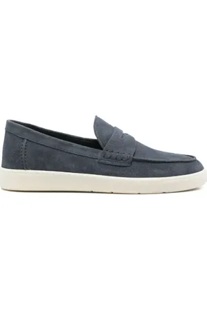 Hogan Loafers, male, , Size: 5 US Suede Moccasins Flat Shoes