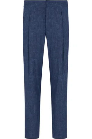 Giorgio Armani Slim-fit Trousers, male, , Size: L Trousers