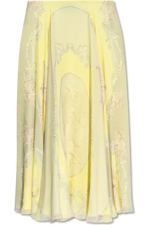 VERSACE Midi Skirts, female, , Size: XS Skirt with Medusa Cameo print
