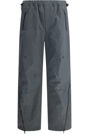 GR10K Straight Trousers, male, , Size: M Wide-Leg Field Pants with Zippered Pockets