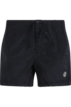 Stone Island Beachwear, male, , Size: S Metallic Nylon Swim Shorts