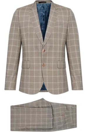 Paul Smith Single Breasted Suits, male, , Size: M Suit with check pattern