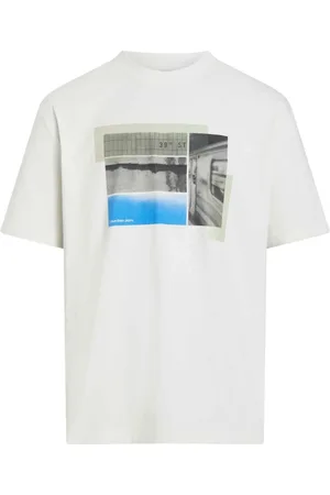 Calvin Klein T-Shirts, male, , Size: XL Modern Print T-Shirt