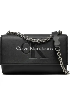Calvin Klein Shoulder Bags, female, , Size: ONE SIZE Faux Leather Bag with Pockets