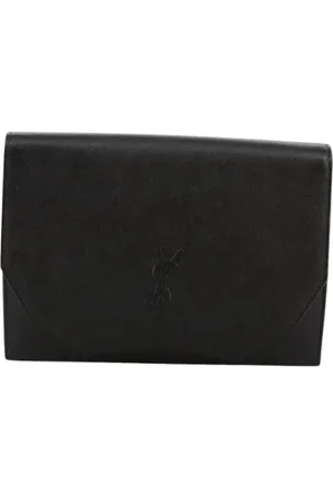 Saint Laurent Pre-owned Clutches, female, , Size: ONE SIZE Pre-owned Leather clutches