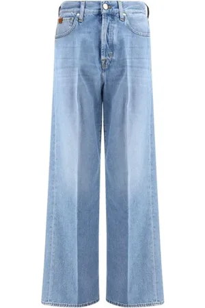 Jacob Cohen Wide Jeans, female, , Size: W30 Modern Wide Leg Jeans with Five Pockets