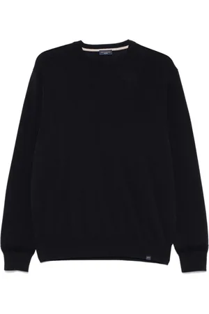 Paul & Shark Round-neck Knitwear, male, , Size: XL Crew Neck Sweater Ribbed