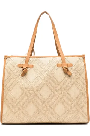 Gianni chiarini Tote Bags, female, , Size: ONE SIZE Natural Bags with Removable Pouch