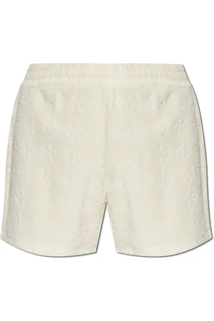 Tory Burch Short Shorts, female, , Size: M Cotton shorts with monogram