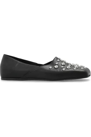 vic matiè Ballerinas, female, , Size: 10 US Leather boots with studs