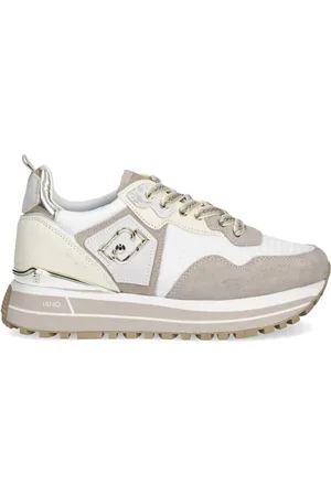 Liu Jo Sneakers, female, , Size: 9 US Beige Sneakers with White Details