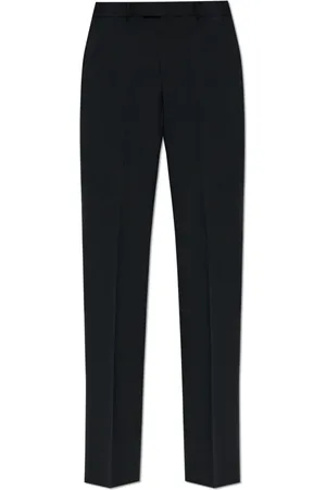 Alexander McQueen Suit Trousers, male, , Size: M Creased Trousers