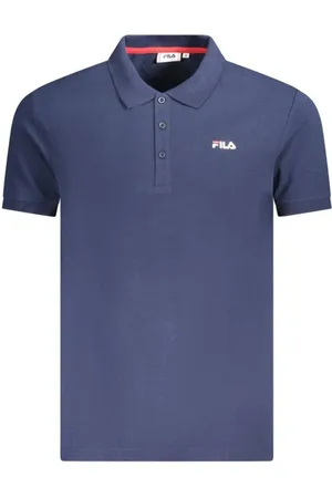 Fila Polo Shirts, male, , Size: L Cotton Polo Shirt with Embroidery