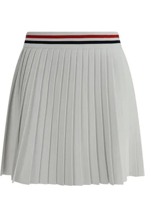 Thom Browne Short Skirts, female, , Size: S Elegant Pleated Miniskirt