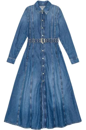 Ganni Shirt Dresses, female, , Size: XS Denim Maxi Dress