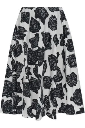 Marni Midi Skirts, female, , Size: XS Skirt with floral pattern