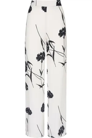 Twin-Set Wide Trousers, female, , Size: 2XL Floral Palazzo Pants