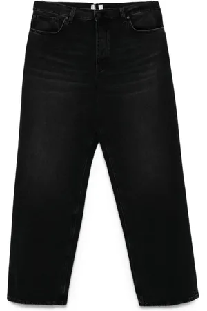 haikure Straight Jeans, male, , Size: W33 Jeans with Buckle-Strap Fastening