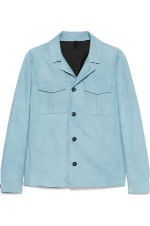 TAGLIATORE Light Jackets, male, , Size: 2XL Darlen suede jacket