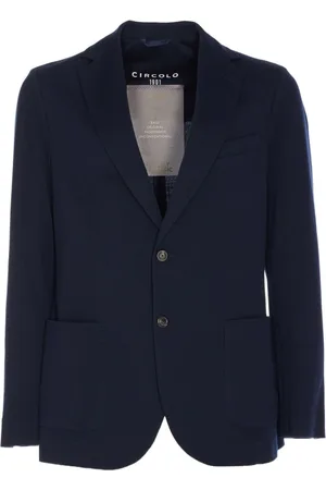 Circolo Blazers, male, , Size: 4XL Classic Lapel Jacket