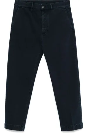 Nine In The Morning Straight Jeans, male, , Size: W32 Trousers with Front Button Fastening