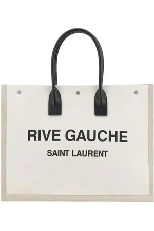 Saint Laurent Tote Bags, male, , Size: ONE SIZE Chic Handbag with Monogram Detailing