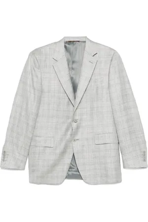 TAGLIATORE Blazers, male, , Size: 3XL Checked blazer