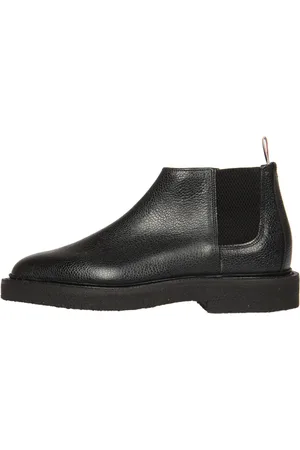 Thom Browne Chelsea Boots, male, , Size: 10 US Mid Top Chelsea Boots