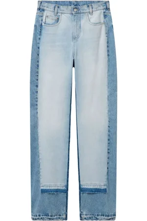 Stella McCartney Loose-fit Jeans, female, , Size: W29 Contrast Panel Straight-Leg Jeans