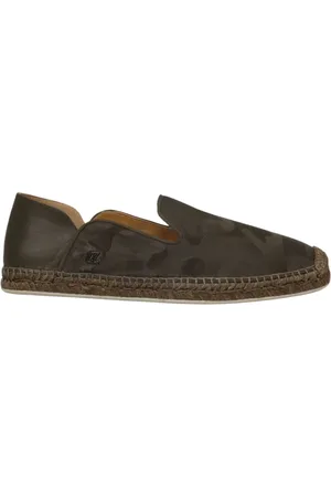 Christian Louboutin Espadrilles, male, , Size: 7 US Espadon Flat Jacquard Army Espadrilles