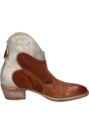 Moma Cowboy Boots, female, , Size: 7 US Suede Ankle Boots