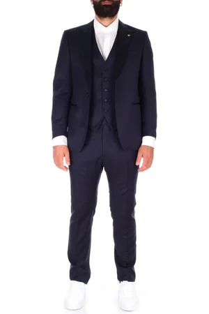 TAGLIATORE Single Breasted Suits, male, , Size: 4XL Single Breasted Suit Set