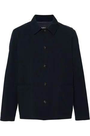 A.P.C. Light Jackets, male, , Size: M Brest Overshirt