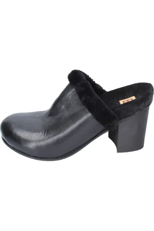 Moma Heeled Mules, female, , Size: 7 US Leather Heeled Mules