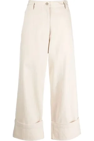 Moncler Wide Trousers, female, , Size: XS Wide Leg Trousers
