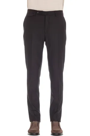 TAGLIATORE Suit Trousers, male, , Size: 2XL Slim Fit Flannel Trousers