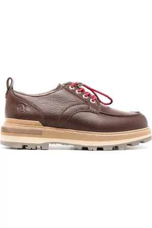 Moncler Laced Shoes, male, , Size: 8 US Peka City Derby Shoes