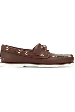 Timberland Sailor Shoes, male, , Size: 7 1/2 US Leather Moccasin Sailor Shoes