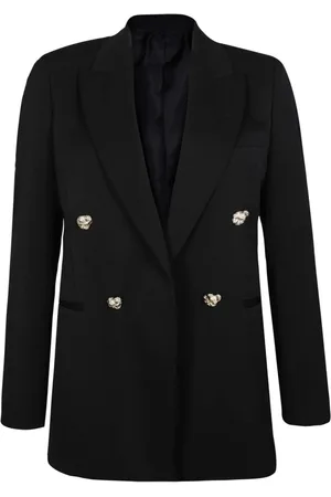 Lanvin Blazers, female, , Size: L Wool Blazer Lapel Collar