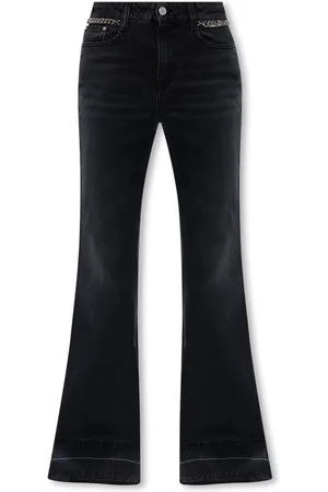Stella McCartney Flared Jeans, female, , Size: W25 Falabella Chain Flare Jeans